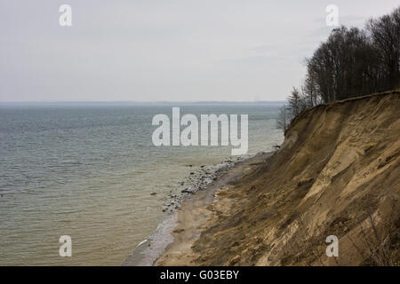 Brodtener Steilufer in der Bucht von Lübeck Stockfoto