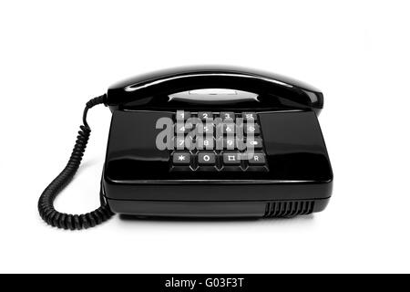 Klassisches Telefon aus den Achtzigern Stockfoto
