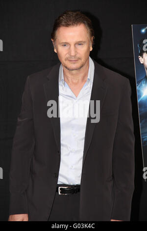 Fototermin der grau und Schlachtschiff mit Liam Neeson Stockfoto