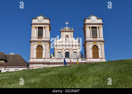 Benediktiner Kloster Göttweig, Donautal, Low Stockfoto