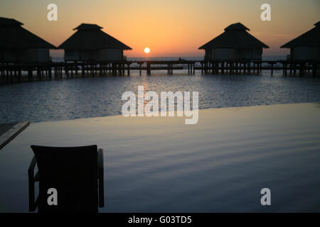 Malediveninsel Ellaidhoo, Malediven-Insel Stockfoto