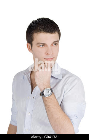 Close-up Portrait der schönen jungen Geschäftsmann Stockfoto