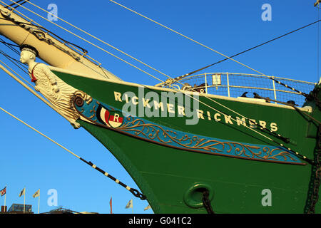 Galionsfigur der Rickmer Rickmers Stockfoto