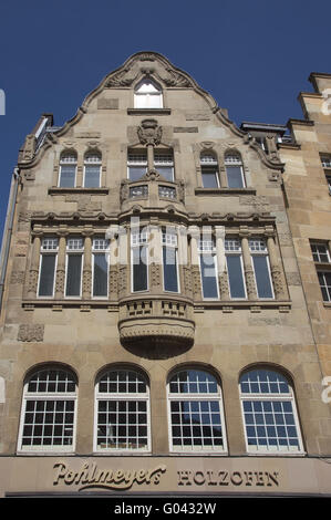 Gebäude auf der Prinzipalmarket in Münster, Keim Stockfoto