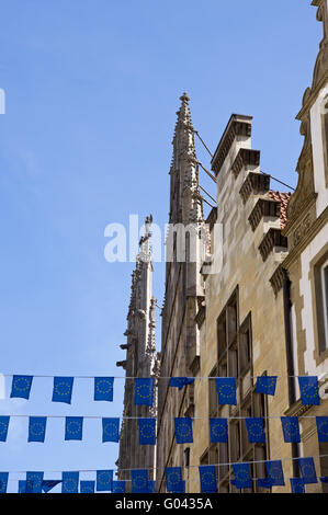 Gebäude an der Prinzipalmarket in Münster, Keim Stockfoto