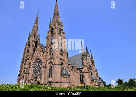 Saint-Paul Kirchen, Frankreich, Straßburg, Elsass, Frankreich / St. Pauls Kirche, Eglise Reformee Saint-Paul, Eglise Saint-Paul de Strasbourg Stockfoto