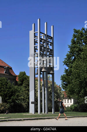 Glockenspiel, Läuten der Glocken, Garrison Church, Potsdam, Brandenburg, Deutschland-Glockenspiel, Glockenspiel, Glocken, Garnisonkirche, Potsdam, Brandenburg, Deutschland / Hof-Und Garnisonkirche Zu Potsdam Stockfoto