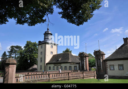 Imperiale Abtei von Corvey, gate, Höxter, Nordrhein-Westfalen, Deutschland / Höxter Stockfoto