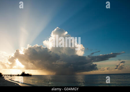 Malediven-Sturm Stockfoto