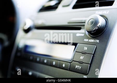 Bedienfeld des audio-Player und andere Geräte Stockfoto