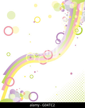 Abstraktes Vektor Hintergrund - Farbe Phantasie Stockfoto