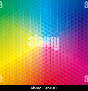 Geometrisch abstrakten farbigen Hintergrund. Stockfoto