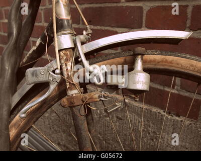altes Fahrrad Stockfoto
