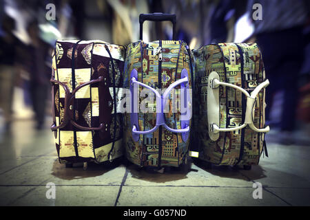 Gepäck im Flughafen Stockfoto