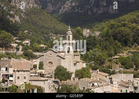 Ein Blick auf Valldemossa, Mallorca, Balearen, Stockfoto