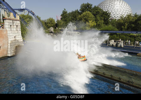 Wasser-Achterbahn Stockfoto