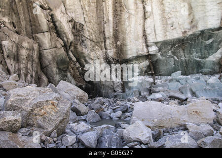 Gangotri-Gletscher-Endstation Stockfoto