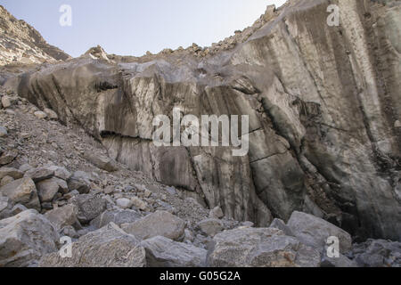 Gangotri-Gletscher-Endstation Stockfoto