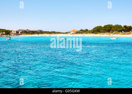 Santa Maria, Cala, Strand, Insel, Inselgruppe, la Maddalena, Insel, National, Marine, Park, Sardinien, Italien, Türkis, Karibik Stockfoto