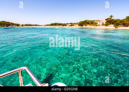 Santa Maria, Cala, Strand, Insel, Inselgruppe, la Maddalena, Insel, National, Marine, Park, Sardinien, Italien, Türkis, Karibik Stockfoto