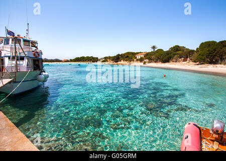 Santa Maria, Cala, Strand, Insel, Inselgruppe, la Maddalena, Insel, National, Marine, Park, Sardinien, Italien, Türkis, Karibik Stockfoto