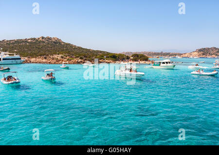 Porto Madonna Tour Inselarchipel La Maddalena, Sardinien, Italien Stockfoto