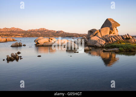 Testa di war, Strand, Insel, Inseln, la Maddalena, Insel, National, Marine, Park, Sardinien, Italien, Meer, Wasser Stockfoto