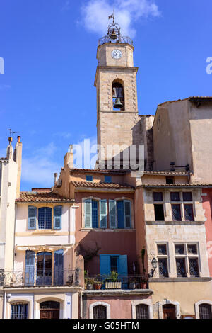 Église et Fassade Miroir Aux Oiseaux Martigues Bouche de Rhone Provence 13 Frankreich Stockfoto