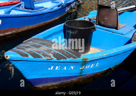 Barke de pêcheur Miroir aux Oiseaux Martigues Bouche de Rhone Provence 13 Frankreich Stockfoto