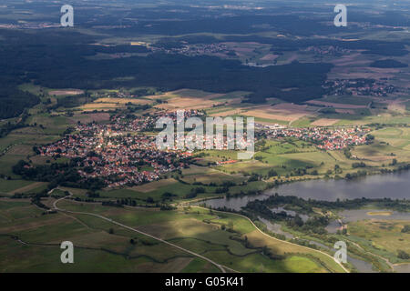 Luftbild - Muhr Stockfoto