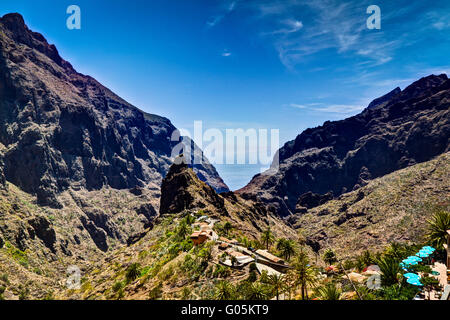 Panoramablick auf Teneriffa, Spanien. Stockfoto