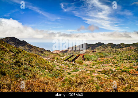 Panoramablick auf Teneriffa, Spanien. Stockfoto