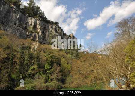 Fontaine de Vaucluse, Provence Frankreich. Stockfoto