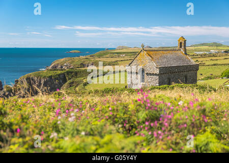 St Nons Kapelle - Pembrokeshire Stockfoto