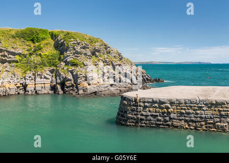 Stackpole Kai - Pembrokeshire Stockfoto