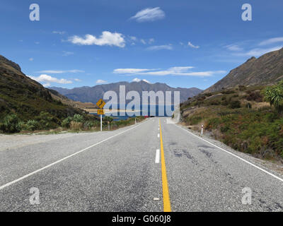 Lake Hawea, Südinsel, Neuseeland Stockfoto