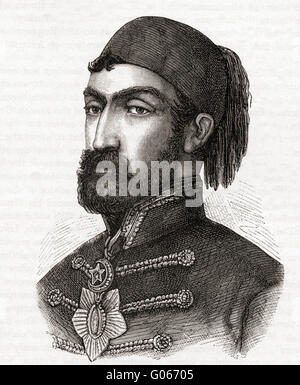 Omar Pascha Latas, 1806 – 1871.  Türkischer General und Gouverneur. Stockfoto