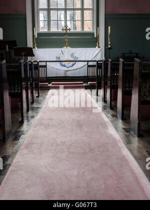 Kapelle am St Hugh's College, Universität Oxford, für nur Studentinnen im Jahre 1886 gegründet. Stockfoto