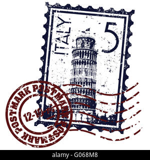 Vektor-Illustration von isolierten Italien-Stempel-Symbol Stockfoto