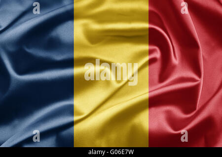 Flagge des Tschad Stockfoto