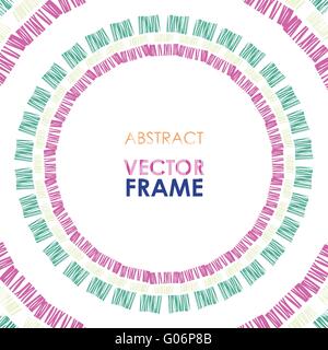 Ethnische Vektor Rahmen Stock Vektor