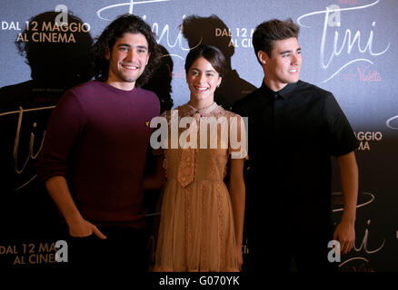 Rom, Italien. 29. April 2016. Adrian Salzedo, Martina Stoessner Violetta, Jorge Blanco Roma 29.04.2016 Grand Hotel Parco dei Principi Tini Fototermin Foto Andrea Staccioli / Insidefoto / Alamy Live News Stockfoto