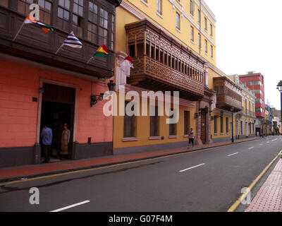 Lima, Peru Straßenszenen & Architektur Stockfoto