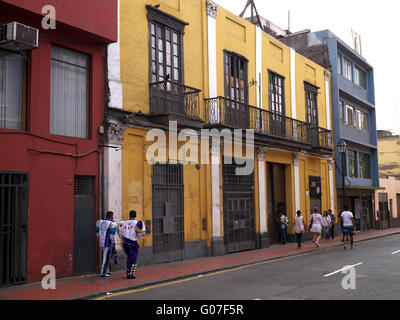Lima, Peru Straßenszenen & Architektur Stockfoto