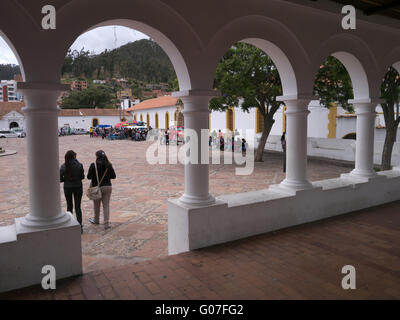 Der Platz Plaza Pedro de Anzares in Sucre, Bolivien Stockfoto