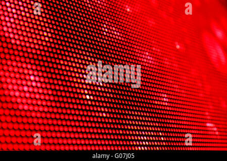 Rote LED-Hintergrund Stockfoto