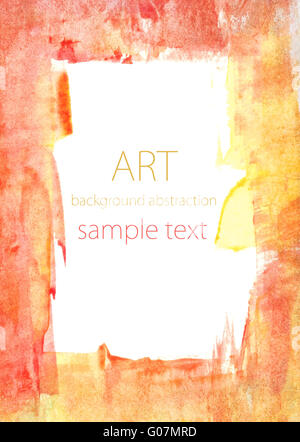 abstrakte Aquarell weißen Hintergrund Stockfoto