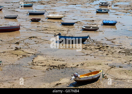 Boote in Cadiz. Andalusien Stockfoto