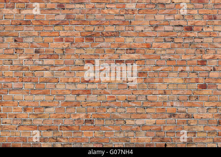 Facebrick Ziegel Wand Textur Stockfoto
