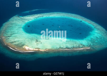 Malediven-Atoll Stockfoto